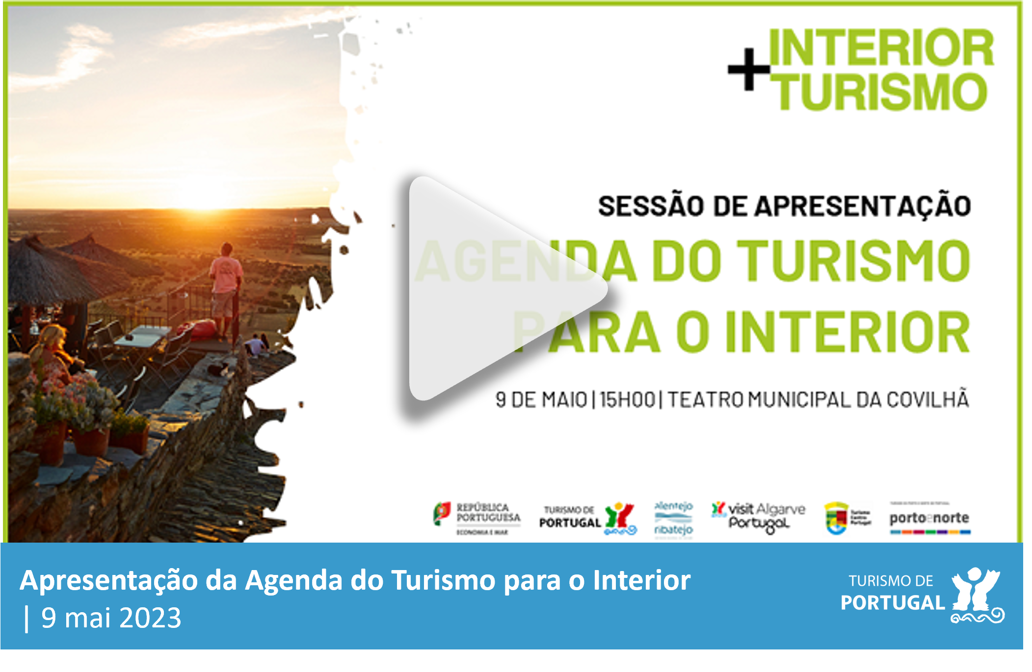 Imagem para vídeo da Apresentação da Agenda do Turismo para o Interior