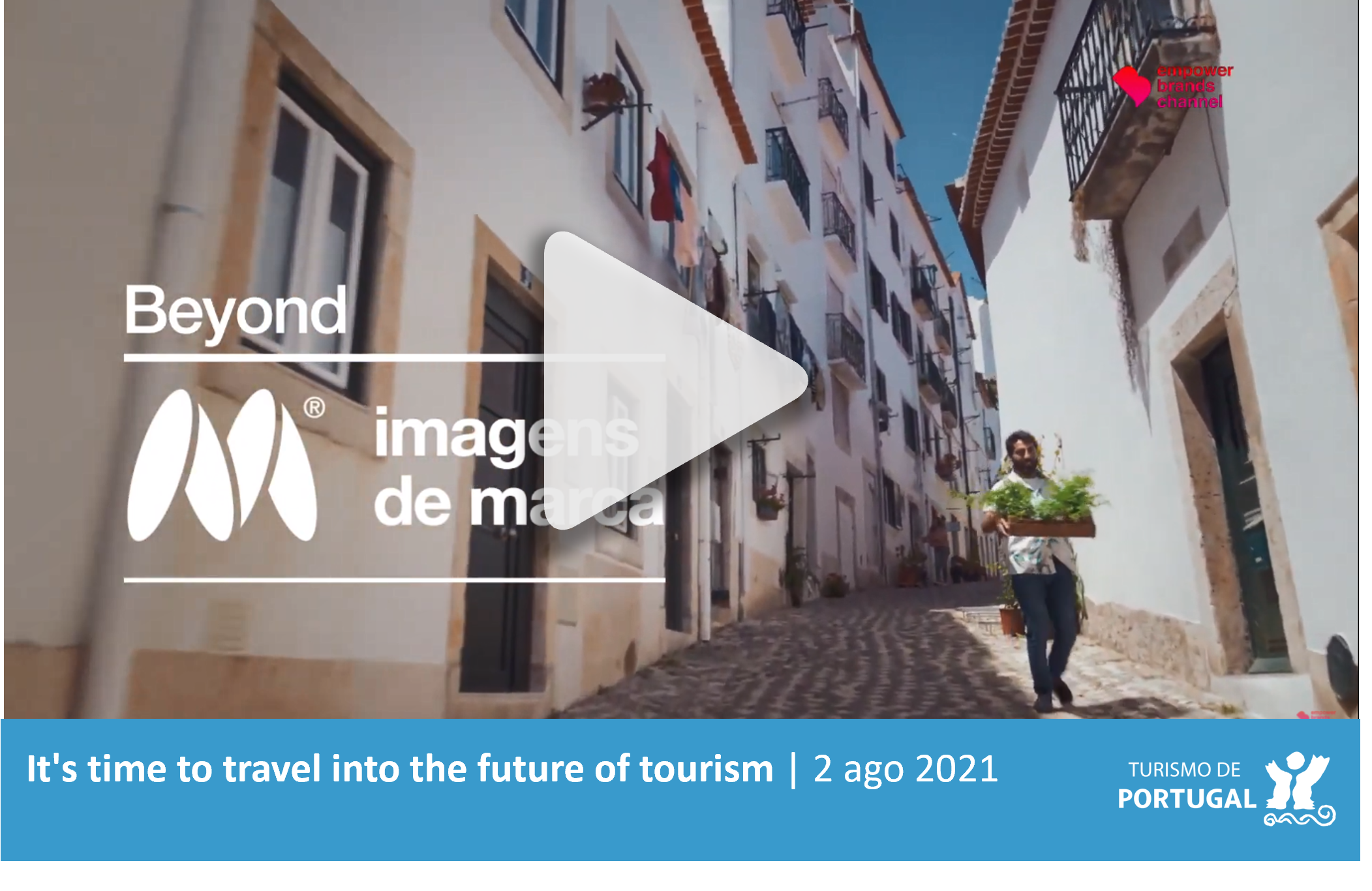 Imagem para vídeo ​​​It's time to travel into the future of tourism | Beyond Imagens de Marca