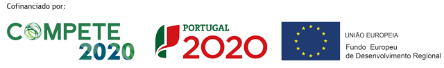 Logotipos Compete 2020 Portugal 2020 FEDER União Europeia